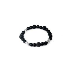 Bransoletka Męska Czaszki. Czarne bransoletki męskie Brazi druse jewelry, z hematytem. Za 120,00 zł.