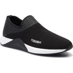 Sneakersy TOGOSHI - TG-07-02-000040 901. Czarne sneakersy męskie Togoshi, bez zapięcia. W wyprzedaży za 309,00 zł.