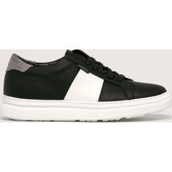 Badura - Buty skórzane. Czarne buty sportowe męskie Badura, ze skóry, na sznurówki. W wyprzedaży za 199,90 zł.