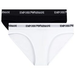 Komplet 2 par fig klasycznych Emporio Armani Underwear 163334 CC317 00911. Figi damskie Emporio Armani Underwear, xs, bez wzorów. W wyprzedaży za 109,00 zł.