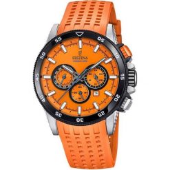 Festina zegarek męski Chrono Bike 20353/B. Pomarańczowe zegarki męskie Festina. W wyprzedaży za 589,00 zł.