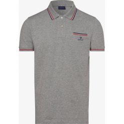 Gant - Męska koszulka polo, szary. Szare koszulki męskie GANT, xxl, w paski, eleganckie. Za 349,95 zł.