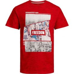 Jack&Jones Męska koszulka trykotowa Joromega Winter Tee z czapką Crew Neck Fiery Red Reg Mel (rozmiar M). Czerwone czapki męskie Jack&Jones, m, bez wzorów, bez kołnierzyka, bez rękawów. W wyprzedaży za 45,00 zł.