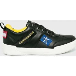Calvin Klein Jeans - Buty. Czarne buty sportowe męskie marki Calvin Klein Jeans, z jeansu, na sznurówki. Za 949,90 zł.