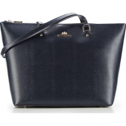Torebka damska 87-4-707-N. Niebieskie shopper bag damskie Wittchen. Za 299,00 zł.