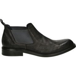 Botki męskie - 265830 P-M BL. Czarne botki męskie Venezia, ze skóry. Za 569,00 zł.