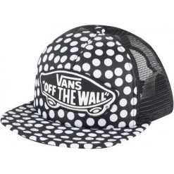 Vans Czapka Z Daszkiem Beach Girl Trucker Hat Oversize Dots. Szare czapki z daszkiem damskie marki Vans. W wyprzedaży za 69,00 zł.