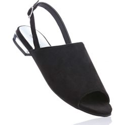 Sandały bonprix czarny. Białe sandały damskie marki bonprix. Za 37,99 zł.