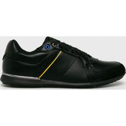 Versace Jeans - Buty. Czarne buty sportowe męskie Versace Jeans, z jeansu, na sznurówki. W wyprzedaży za 349,90 zł.