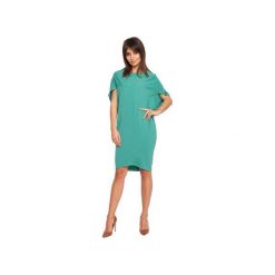 B002 Stylowa tunika bez rękawów. Białe tuniki damskie BE, xl, bez wzorów, eleganckie, bez kołnierzyka, bez rękawów. Za 129,00 zł.