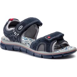 Sandały PRIMIGI - 3396822 S Navy. Niebieskie sandały chłopięce Primigi, ze skóry, bez zapięcia. W wyprzedaży za 179,00 zł.