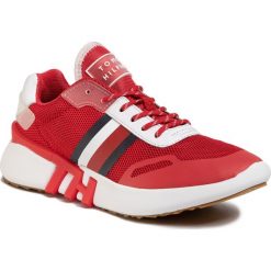 Sneakersy TOMMY HILFIGER - Tommy Sporty Branded Runner FW0FW04700 Primary Red XLG. Czerwone sneakersy damskie TOMMY HILFIGER, ze skóry ekologicznej. W wyprzedaży za 329,00 zł.