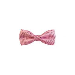 Różowa mucha w drobny wzór C18. Różowe muszki męskie Modini Moda Męska, na co dzień, bez wzorów, z poliesteru, eleganckie. Za 29,70 zł.