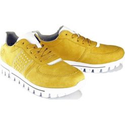 RIEKER L2820-68 yellow, półbuty damskie. Żółte półbuty damskie Rieker, na sznurówki. Za 249,90 zł.