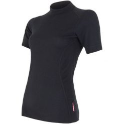 Sensor Damska Koszulka Double Face Black Xs. Czarne topy sportowe damskie marki Sensor, s, z krótkim rękawem. Za 95,00 zł.