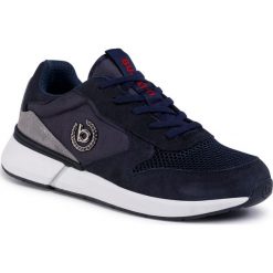 Sneakersy BUGATTI - 341-92701-1400 Blue. Niebieskie sneakersy męskie Bugatti, bez wzorów, ze skóry, bez zapięcia. Za 309,99 zł.