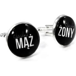 Spinki do mankietów - idealny mąż idealnej żony U103. Spinki do mankietów męskie Modini Moda Męska, ze stali. W wyprzedaży za 49,51 zł.