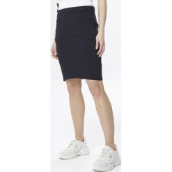 Granatowa Spódnica Aeremala. Niebieskie spódniczki damskie Born2be, na co dzień, xl, bez wzorów, z dzianiny, klasyczne, mini, ołówkowe. Za 54,99 zł.
