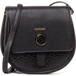 Torebka MONNARI - BAG2650-020 Black. Czarne listonoszki damskie Monnari, bez wzorów, ze skóry ekologicznej, bez dodatków. W wyprzedaży za 139,00 zł.