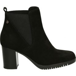 Botki - F730 JAM NERO. Czarne botki damskie skórzane marki Venezia. Za 399,00 zł.