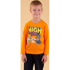 TXM T-SHIRT DZIECIĘCY CHŁOPIĘCY LONG 116 POMARAŃCZOWY. Pomarańczowe t-shirty chłopięce TXM, bez wzorów, bez rękawów. Za 19,99 zł.