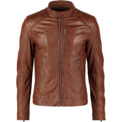 Oakwood AGENCY Kurtka skórzana tobacco. Brązowe kurtki męskie bomber Oakwood, m, z materiału. Za 999,00 zł.