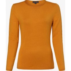Franco Callegari - Sweter damski z dodatkiem kaszmiru, żółty. Żółte swetry damskie Franco Callegari, xl, bez wzorów, z kaszmiru, eleganckie, bez rękawów, bez kaptura. Za 229,95 zł.