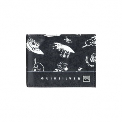 Portfele Quiksilver Freshness - Cartera de dos secciones para Hombre. Czarne portfele męskie Quiksilver. Za 140,71 zł.