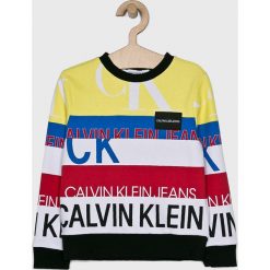 Calvin Klein Jeans - Bluza dziecięca 104-176 cm. Bluzy chłopięce Calvin Klein Jeans, bez wzorów, z elastanu, bez rękawów, bez kaptura. W wyprzedaży za 279,90 zł.