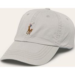 Polo Ralph Lauren - Czapka. Szare czapki męskie Polo Ralph Lauren, bez wzorów, z bawełny. Za 219,90 zł.