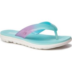 Japonki SKECHERS - Nextwave Ultra 16225/TQPK Turquoise/Pink. Niebieskie klapki damskie Skechers, bez wzorów, z tworzywa sztucznego, bez obcasa. W wyprzedaży za 139,00 zł.