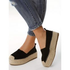 Czarne Espadryle Never Let You Go. Czarne espadryle damskie Born2be, z aplikacjami, na wysokim obcasie, na platformie. Za 89,99 zł.