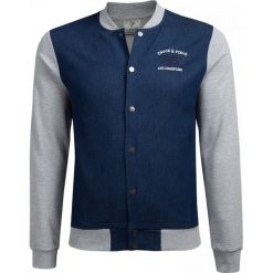 Bluza męska BLM604A - niebieski melanż - Outhorn. Niebieskie bluzy męskie marki Outhorn, m, bez wzorów, z bawełny, bez kołnierzyka, bez rękawów, bez kaptura. W wyprzedaży za 69,99 zł.