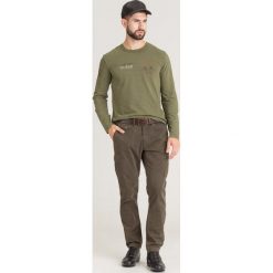WYGODNA STYLIZACJA NA CO DZIEŃ. Pomarańczowe bluzy męskie m, w paski, z bawełny, klasyczne. Za 1460,25 zł.