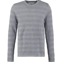 Swetry klasyczne męskie: Kronstadt KELD Sweter anthracite/orange
