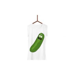 Koszulka Pickle Rick Solo Damska. Białe koszulki damskie Failfake, s, bez wzorów, bez kołnierzyka, bez rękawów. Za 130,00 zł.