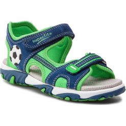 Sandały SUPERFIT - 8-00174-88 D Water Kombi. Niebieskie sandały chłopięce Superfit, ze skóry, bez zapięcia. W wyprzedaży za 209,00 zł.