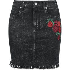 Black Premium by EMP Let There Be Cowgirls Spódnica czarny. Czarne spódniczki damskie marki Black Premium by EMP, m, z aplikacjami, z jeansu. Za 69,90 zł.