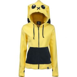 Bluzy damskie: Cupcake Cult Striker Bluza z kapturem rozpinana damska żółty