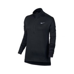 Nike W NK THRMA SPHR ELMNT TOP HZ, 10 | URUCHOMIENIE | KOBIETY | TOP Z DŁUGIM RĘKAWEM | CZARNY | L. Czarne topy damskie Nike, l, bez wzorów, z długim rękawem, do biegania. W wyprzedaży za 319,61 zł.