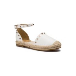 DEEZEE WS56700-15. Czarne espadryle damskie DeeZee, bez wzorów, ze skóry ekologicznej, bez obcasa. Za 79,99 zł.