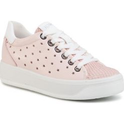 Sneakersy IGI&CO - 5157333 Cipr. Różowe półbuty damskie IGI&CO, bez wzorów, ze skóry, bez obcasa, na płaskiej podeszwie, bez zapięcia. W wyprzedaży za 299,00 zł.