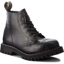Glany STEEL - 128/O/B Black. Czarne glany męskie Steel, bez zapięcia. Za 269,00 zł.
