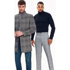 SWETER GOLF DŁUGI RĘKAW MĘSKI. Niebieskie swetry męskie Top Secret, na zimę, xxl, bez wzorów, z dzianiny, z golfem, bez kaptura. W wyprzedaży za 59,99 zł.