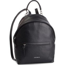 Plecak COCCINELLE - DN0 Leonie E1 DN0 14 01 01 Noir 001. Czarne plecaki damskie marki Coccinelle, bez wzorów, ze skóry, eleganckie. Za 1399,90 zł.