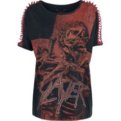 Slayer EMP Signature Collection Koszulka damska czarny/czerwony. Czarne bluzki nietoperze marki Slayer, l, z aplikacjami, z dekoltem na plecach. Za 94,90 zł.