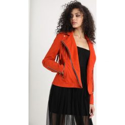Kurtki damskie: YAS FESTIVAL YASOLLAY FRINGE JACKET Kurtka ze skóry ekologicznej pureed pumpkin