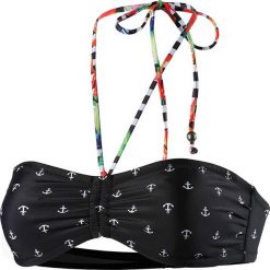 Biustonosz bikini w kolorze czarnym. Czarne stroje kąpielowe dwuczęściowe damskie Najlepsze stroje na plażę, z materiału. W wyprzedaży za 43,95 zł.