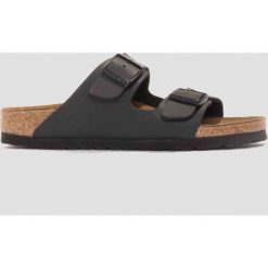Birkenstock Klapki Arizona Narrow - Black. Czarne chodaki damskie Birkenstock, w paski, ze skóry. Za 343,95 zł.
