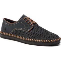Półbuty RIEKER - B2925-14 Blau. Niebieskie półbuty męskie Rieker, na co dzień, bez wzorów, ze skóry ekologicznej, eleganckie, bez zapięcia. Za 269,00 zł.